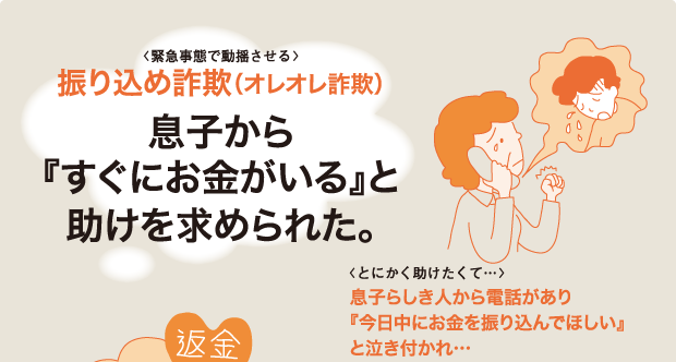 振り込め詐欺（オレオレ詐欺）